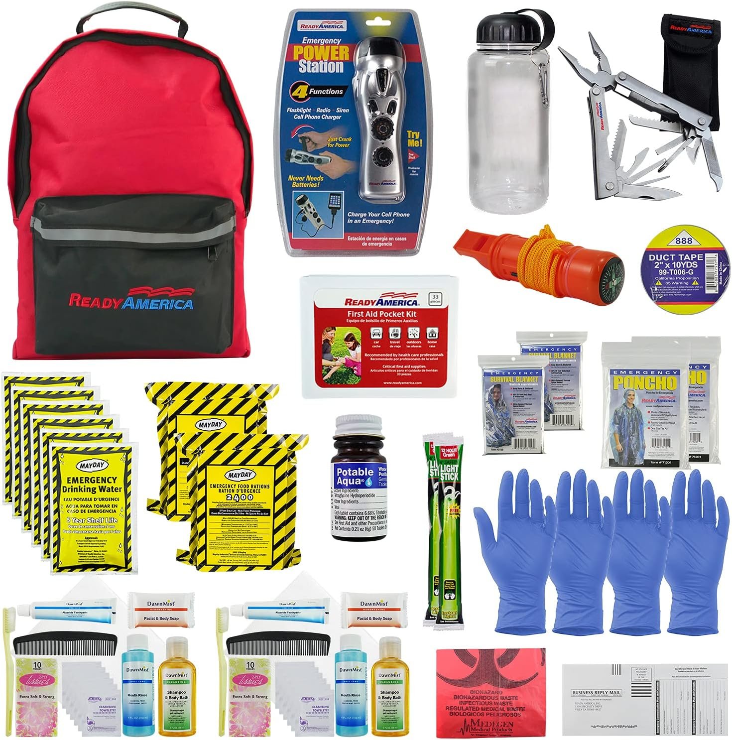 Remain Ready with the Prepared America 72-Hour Luxurious First aid kit – 2-Man 3-Day Knapsack