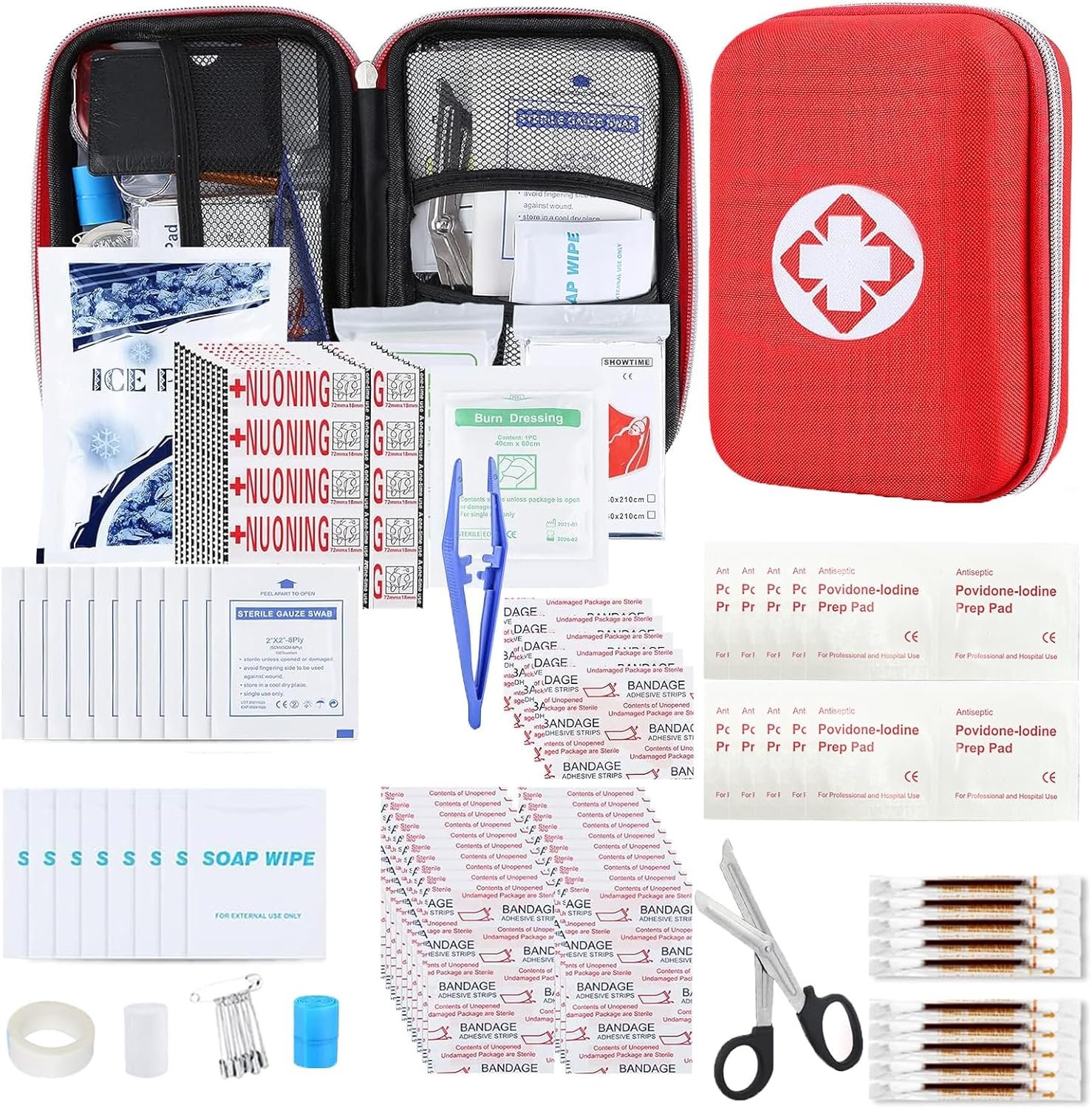 Across the board Security Arrangement: AMORNING 276PCS Medical aid Pack