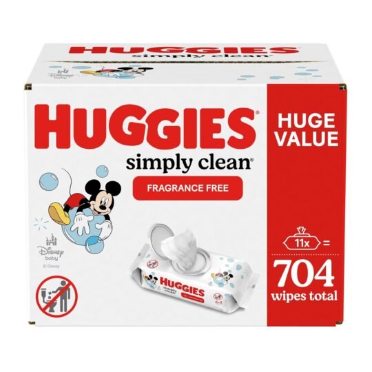 Delicate Cleaning Simplified: Huggies Just Clean Scent Free Child Wipes