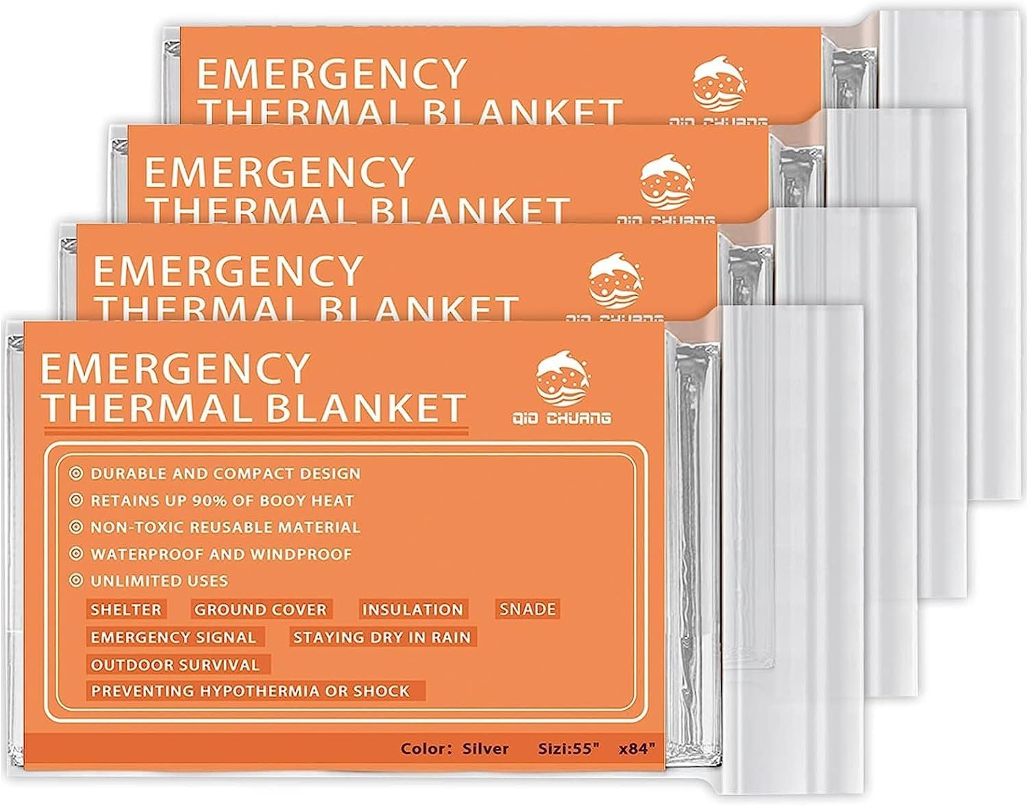 Remain Warm and Safeguarded Anyplace: Crisis Mylar Warm Covers (4-Pack)