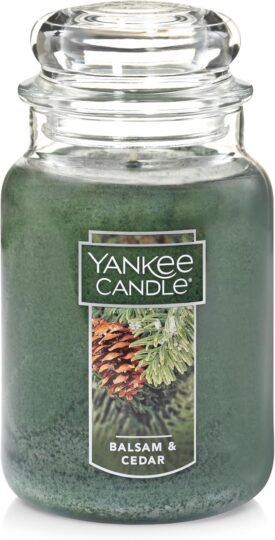 Yankee Light Amber and Cedar Scented, Exemplary 22oz